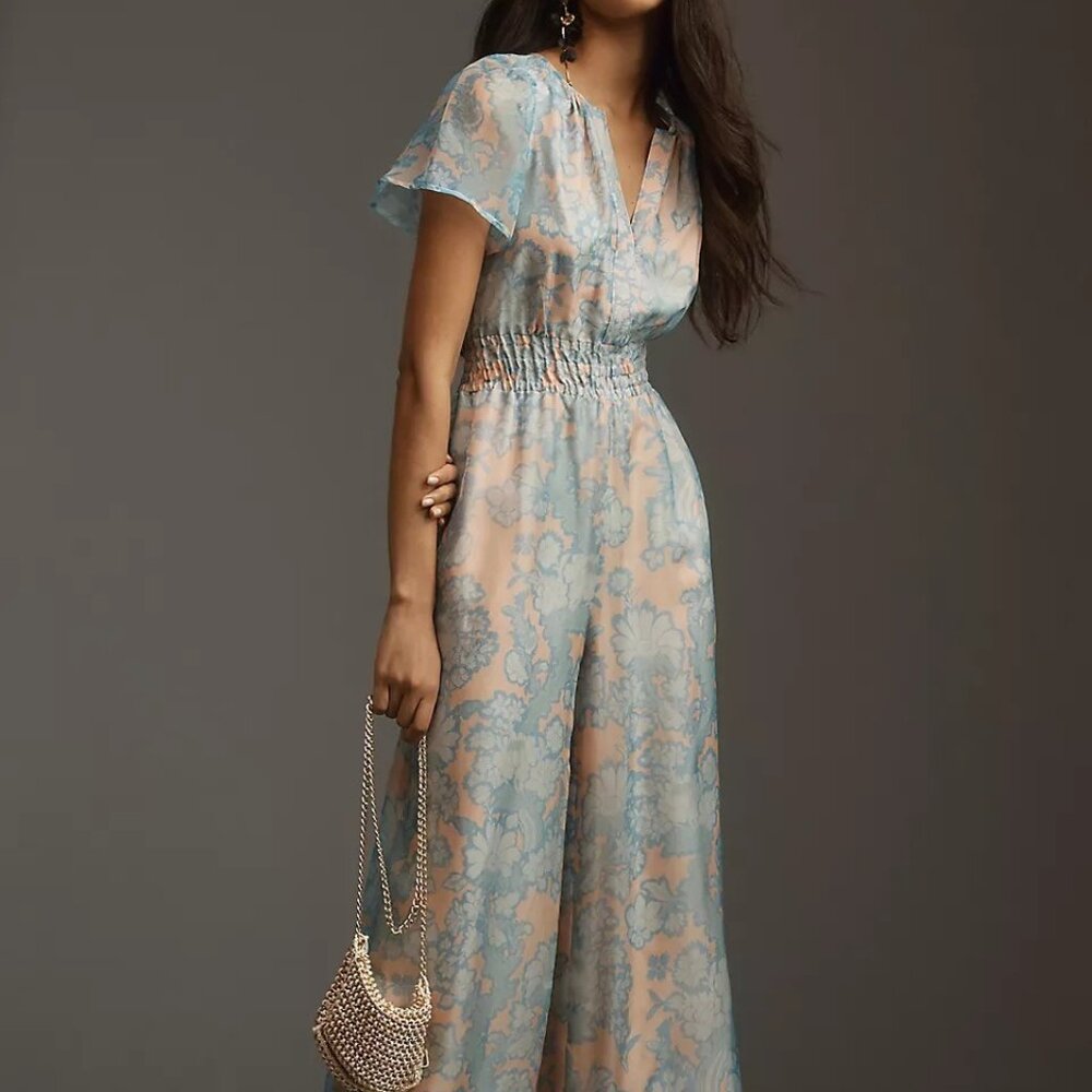 Anthropologie The Somerset Jumpsuit: Organza Edition